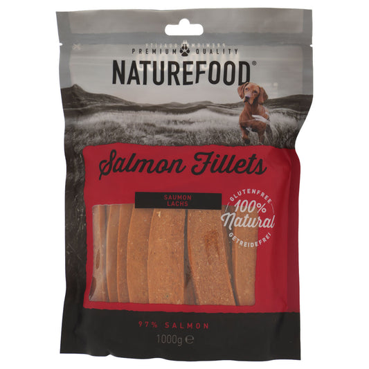 Premium Salmon Fillet Dog Treats, 1Kg Pack