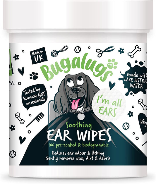 Bugalugs Ear Wipes: 100 Wipes