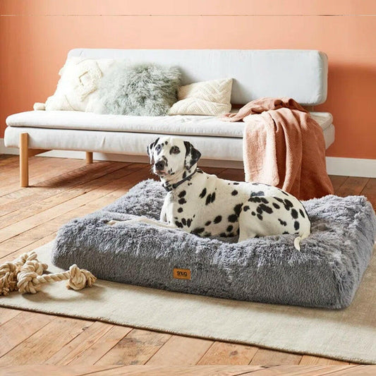 Luxurious Grey Dog Bed: Providing Comfort and Shelter for Your Beloved Companion