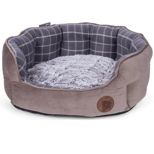 Plaid Patterned Dog Bed