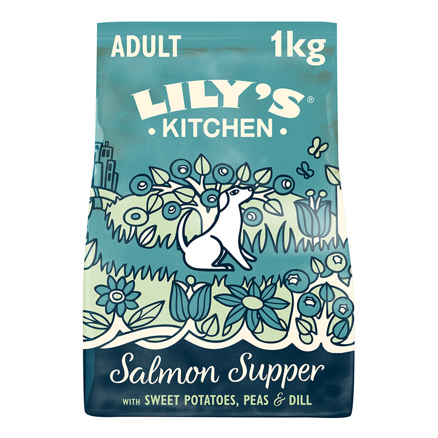 Lily’s Kitchen Natural Ingredients Adult Dry Dog Food – Salmon Supper 1KG