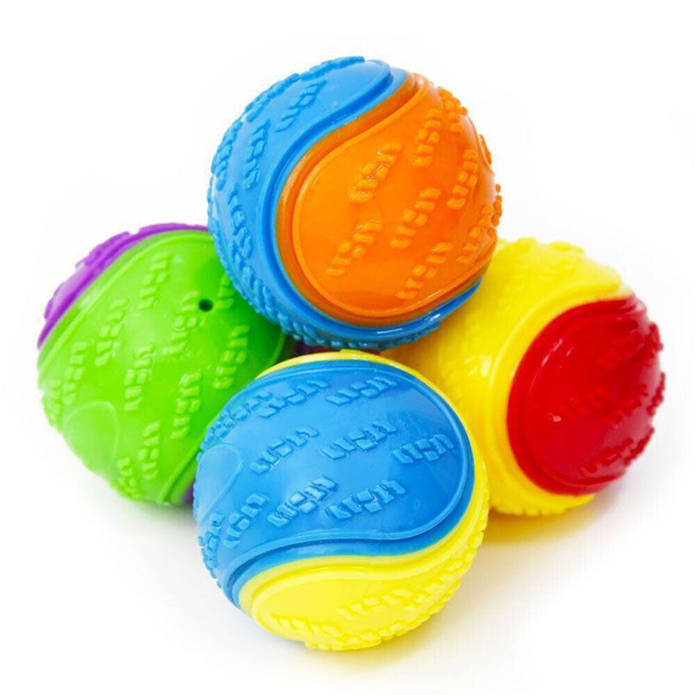 Dog Toy: Bite-Resistant Rubber Ball for Interactive Play, Anti-Destroy Design