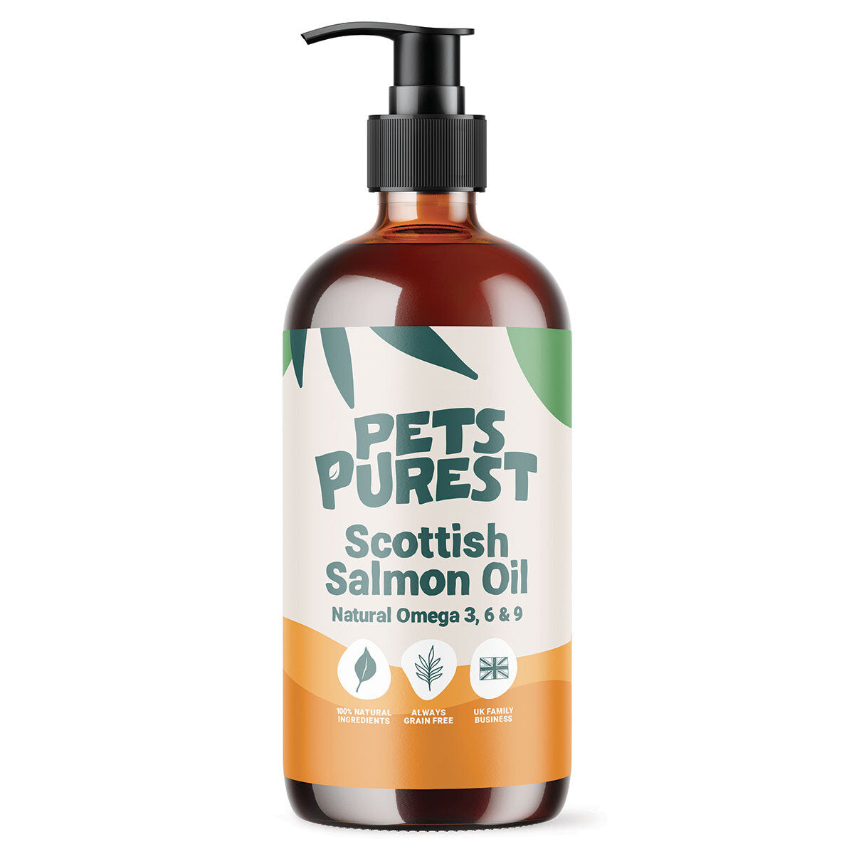 Pure Scottish Salmon Oil: 2 x 300ml Bottles