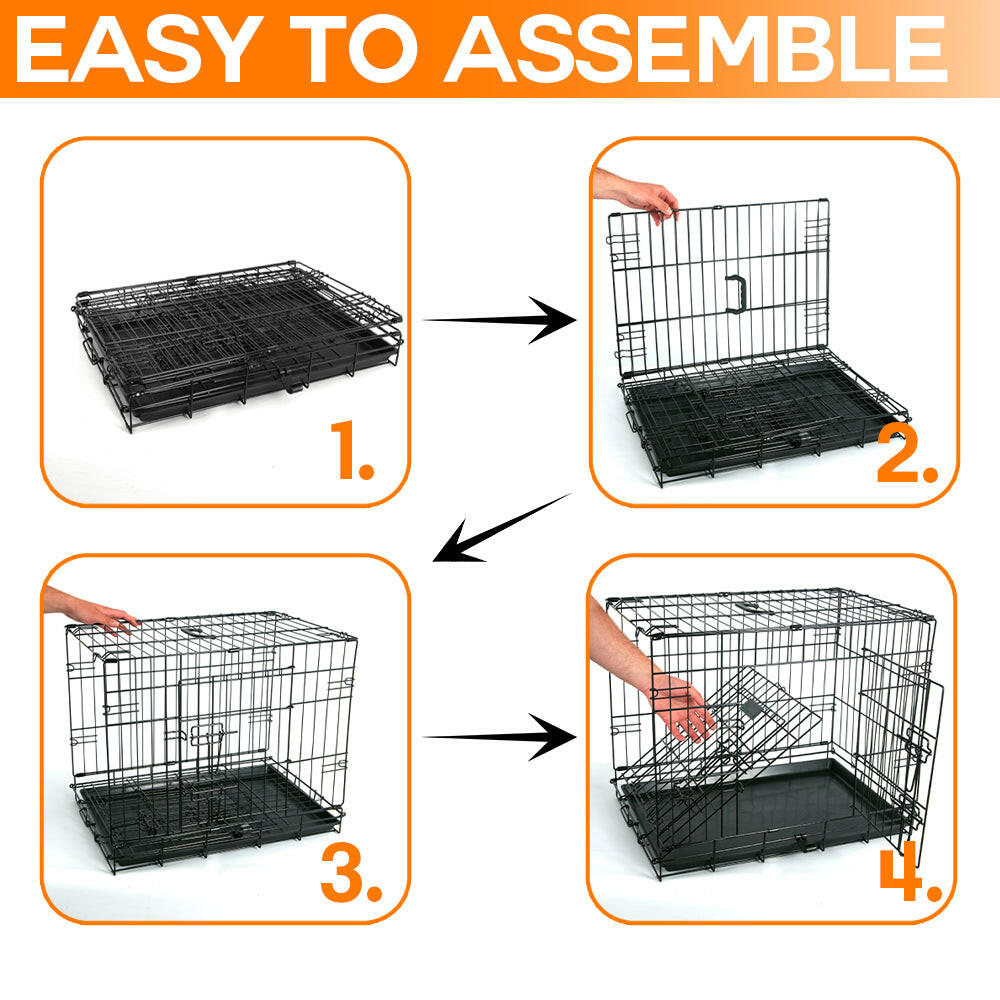 Durable Metal Dog Crate: Reliable Training Solution for Dogs of Any Size