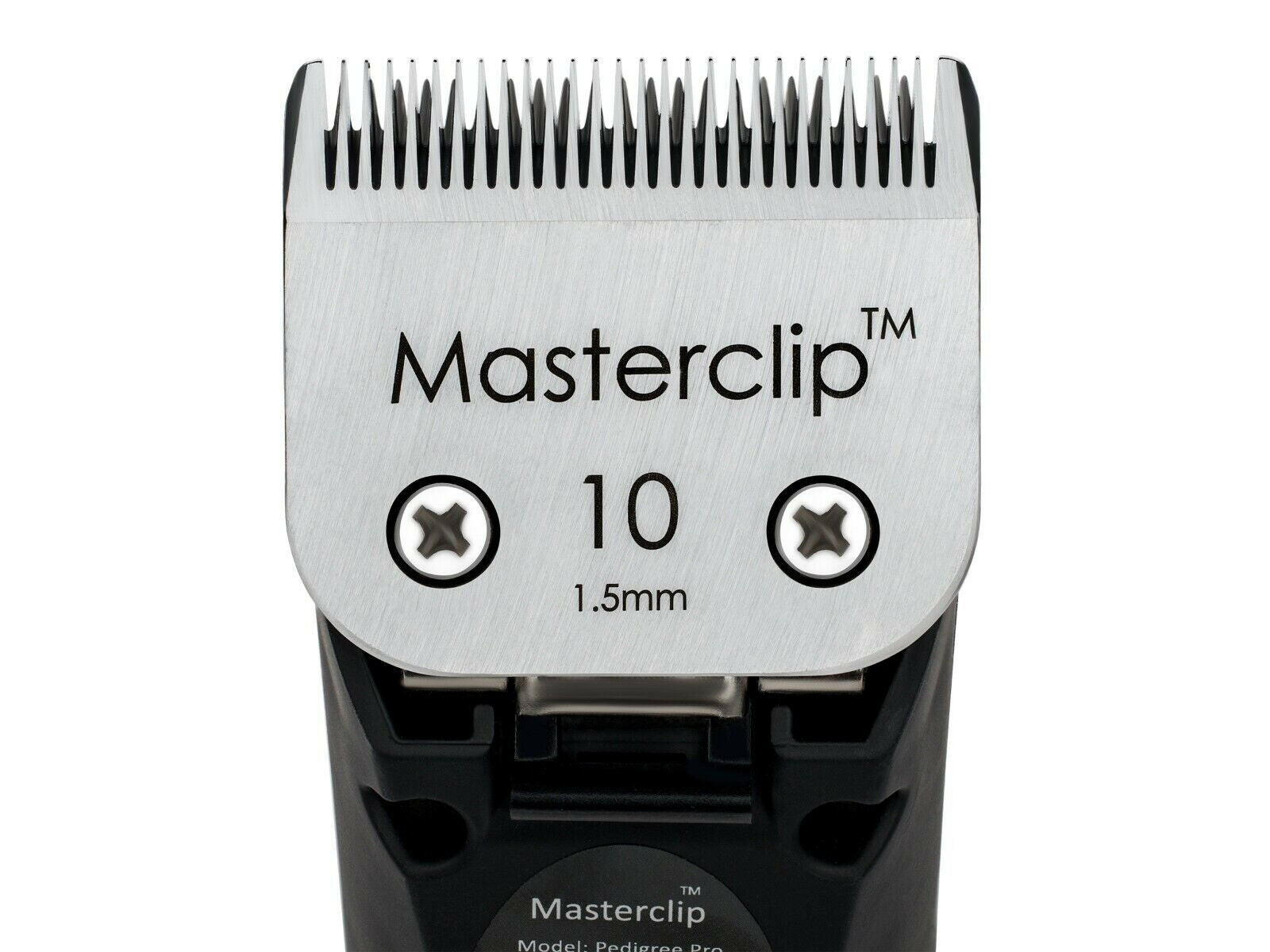 Professional Dog Clipper Set: Complete with 4 Steel Comb Guides and 10 Blades for Precision Grooming