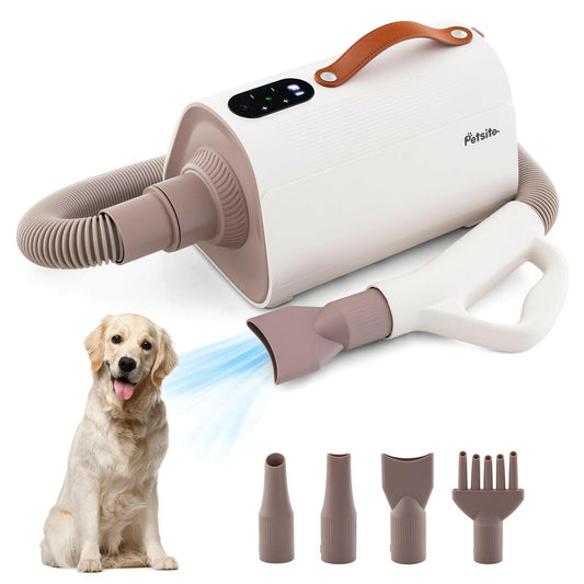 Professional Dog Hair Dryer with Negative Ion Technology: Fast Drying and Anti-Static for Pet Grooming